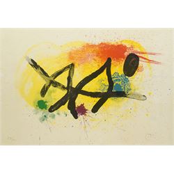 Joan Miro (Spanish (Catalan) 1893-1983): 'Genève (Geneva)', limited edition lithograph in ...