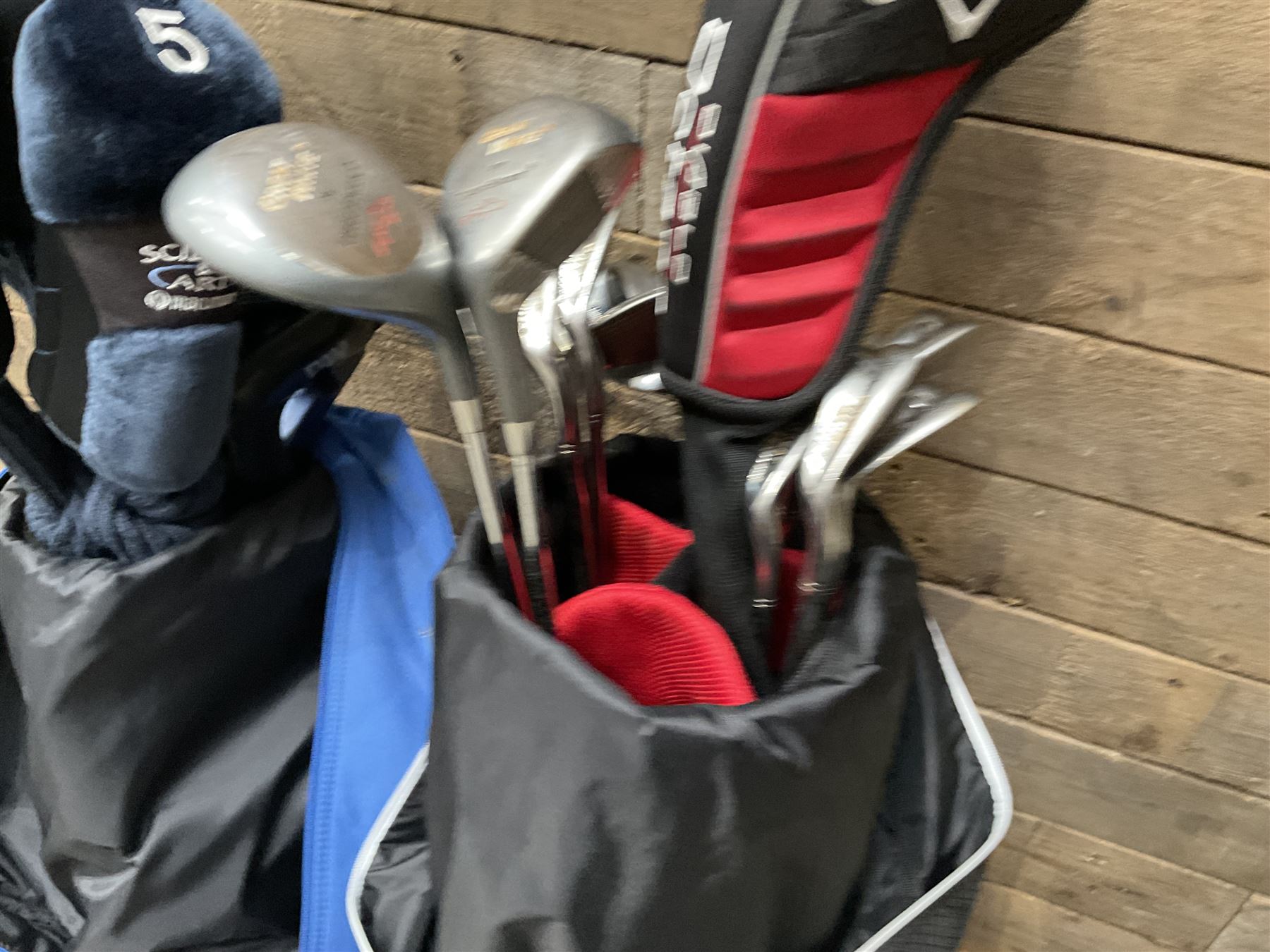 Two sets of golf clubs maruman and adidas