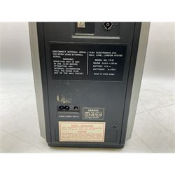 Alba TR10 Portable black and white TV with 3 band radio and Matsu travel clock radio