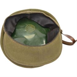 Collection of military caps, including Green Howards forage cap by Herbert Johnson, Officer's Royal Artillery cap by Bates Hatters, Glengarry cap by Mackie and Co etc 