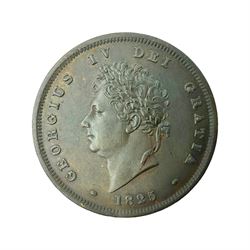 George IV 1825 one penny coin