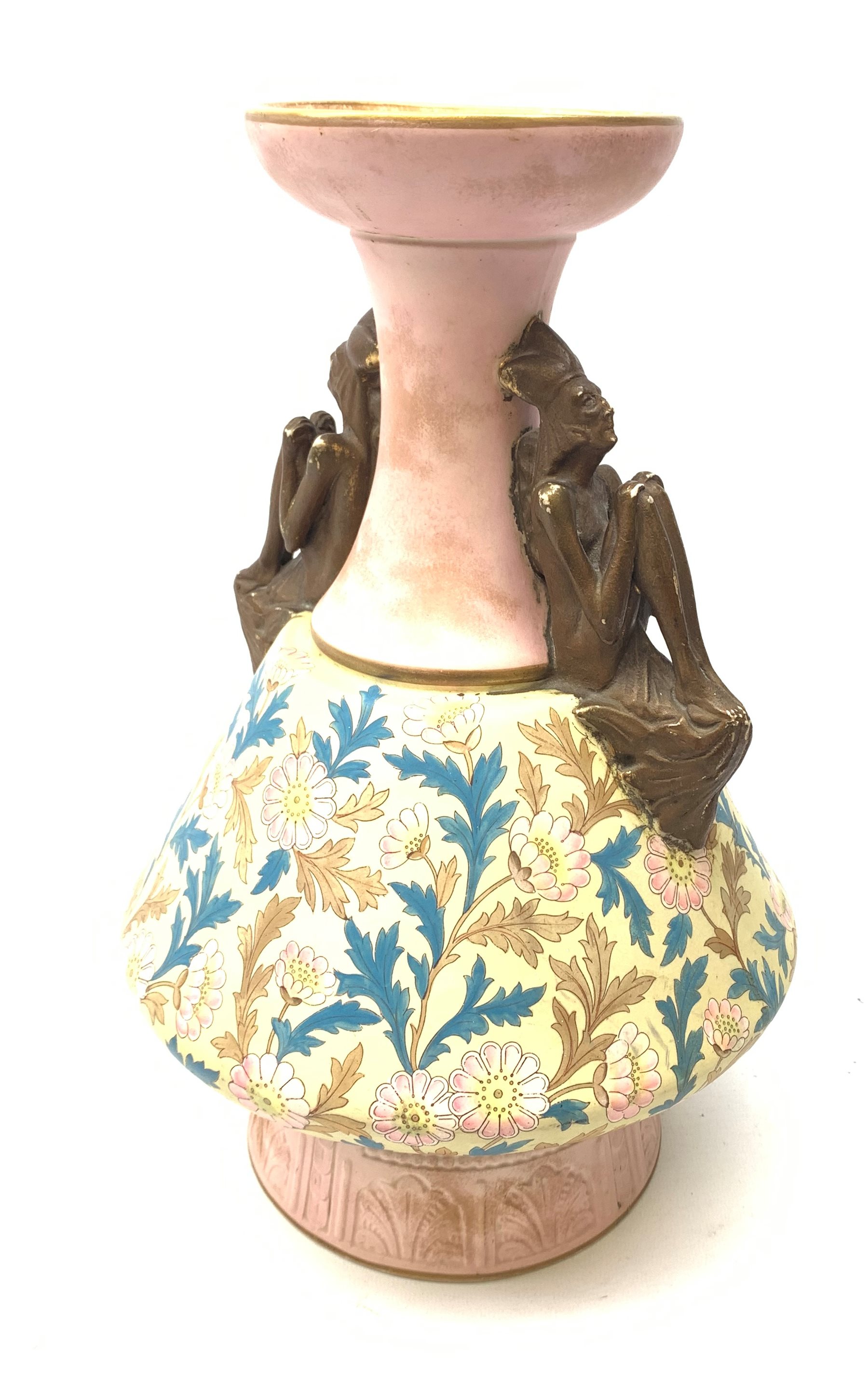 A late 19th century Aesthetic Movement Old Hall vase designed by