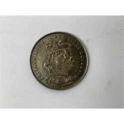King George IV 1826 shilling coin