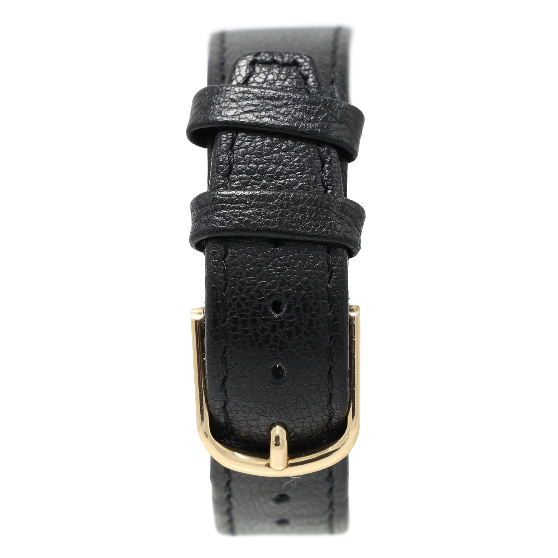 Omega gentleman's gold-plated and stainless steel manual wind wristwatch, Ref. 132.0052, Cal 1030, champagne dial with baton hour markers and date aperture, on black leather strap, boxed