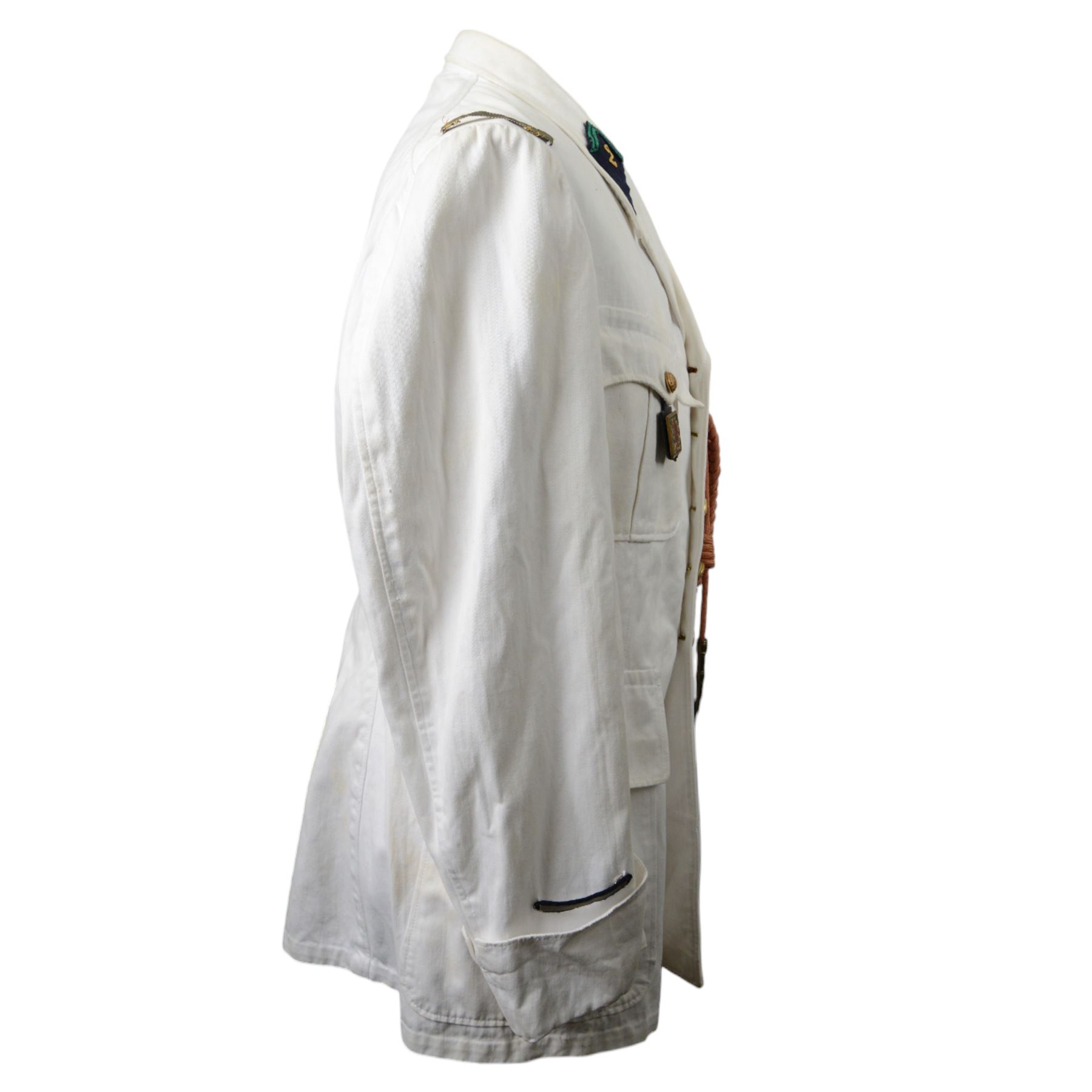 French Foreign Legion Officer, summer whites tunic 2nd d'Infanterie Regiment Etranger 
