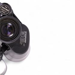 Pair of Minolta MK 10x50 Standard binoculars, serial no. 7052631, in Minolta case