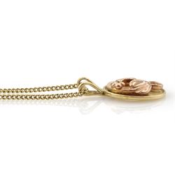 9ct gold Clogau 'Tree of Life' pendant, hallmarked 2000, on 9ct gold chain