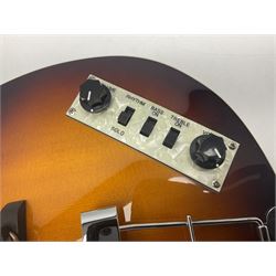 Hofner B-Bass Hi-Series electric bass guitar with sunburst finish L110cm; in Thomann fitted case