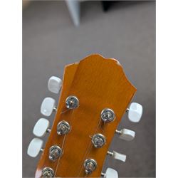 Modern bowl-back eight string bouzouki, L98cm