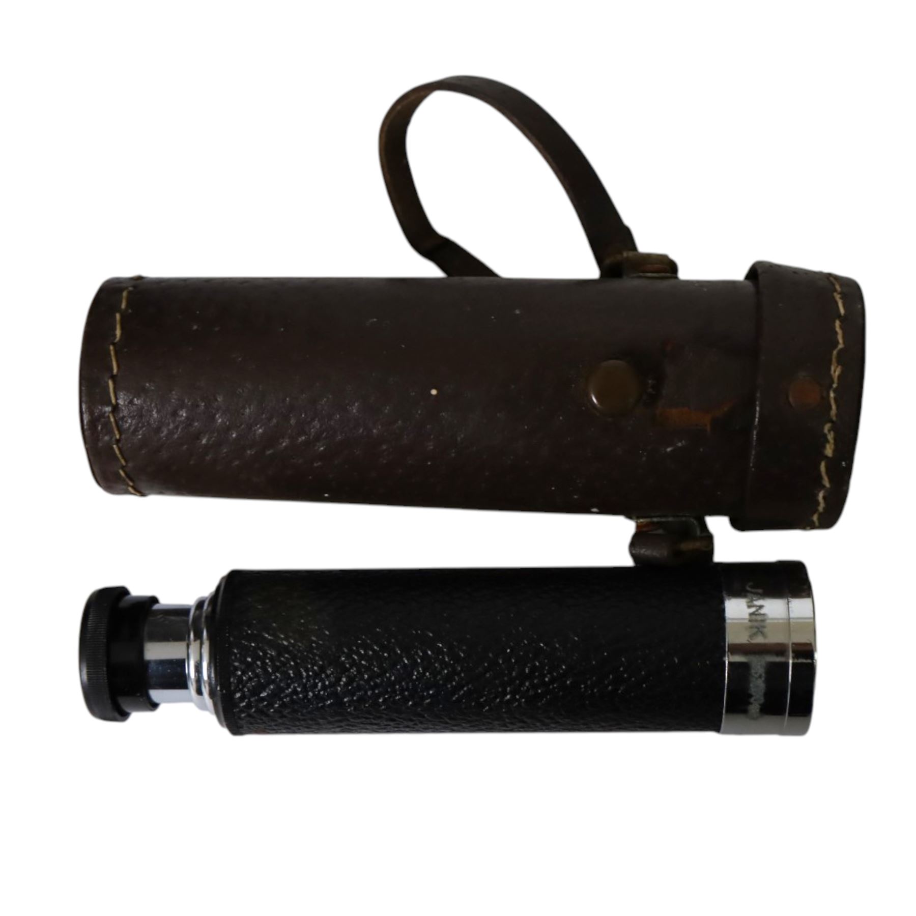 Pair of Helios Stellar 20 x 80 field 3.5 binoculars, in carry case, together with a modern three-draw telescope and a pair of Sunagor Miniten binoculars