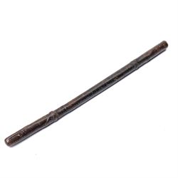 Early 20th century leather covered swagger sword stick, blade length 27cm, overall length 44cm
