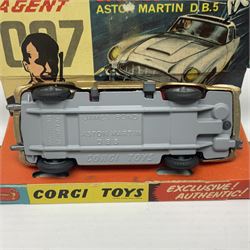 Corgi die-cast model No.261 Special Agent 007 James Bond's Aston Martin D.B.5. from the James Bond film 