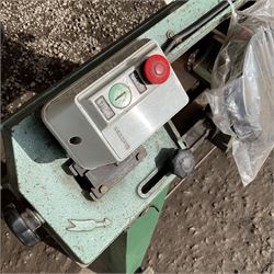 BFM Sheffield electric metal band saw with spare blades - THIS LOT IS TO BE COLLECTED BY APPOINTMENT FROM DUGGLEBY STORAGE, GREAT HILL, EASTFIELD, SCARBOROUGH, YO11 3TX