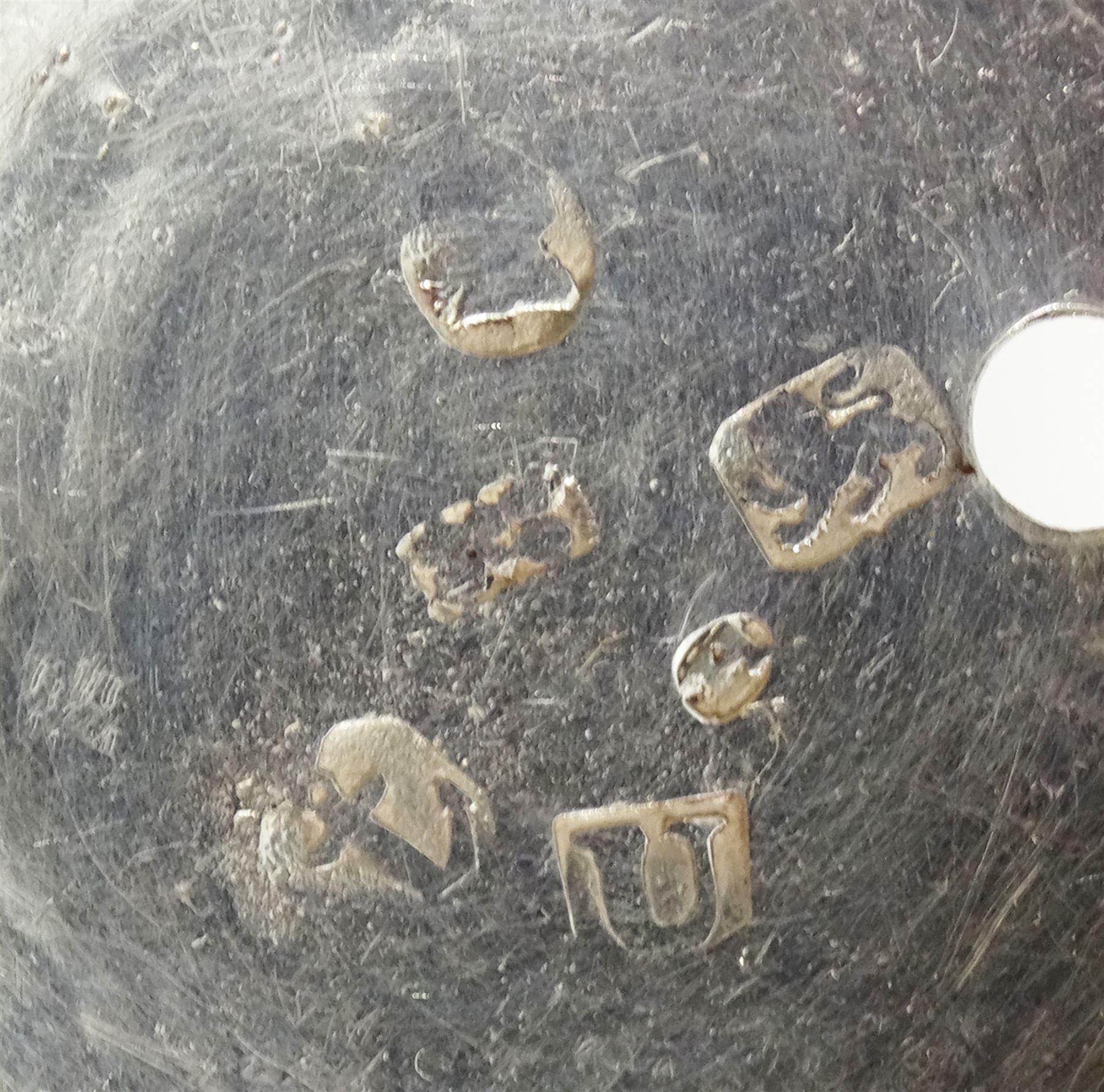 George III silver pair cased verge fusee pocket watch by Richard Tompion, Liverpool, No. 3801, round baluster pillars, pierced and engraved balance cock decorated with a heart, white enamel dial with Arabic numerals and outer quarter markers, beetle and poker hands, bull's eye glass, case by Henry Harding, Birmingham 1792