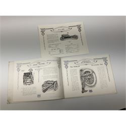 Motoring History - Ariel Silent Motors catalogue 1909 with additional unbound folded page
