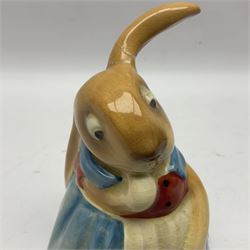1930s Royal Doulton Bunnykins Figure, Mary Bunnykin, model 8303, with printed and impressed factory marks, H14cm