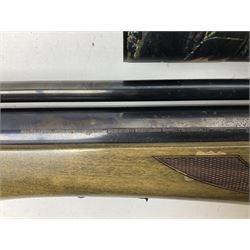 Air Arms S400F Carbine bolt-action .22 multishot air rifle, pump-up action, adjustable trigger, fitted with sound moderator and Nikko Stirling Mountmaster 3-9 x 50 telescopic sight, complete with stirrup type pump, pressure gauge etc, serial no.135456, L106cm; in gun sling