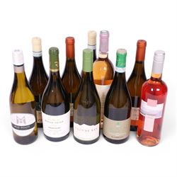 Mixed wine, including Henri Gaillard 2020 Cotes De Provence, Rioja Vega Tempranillo Blanco, Mud House 2023 Sauvignon Blanc etc various contents and proof 