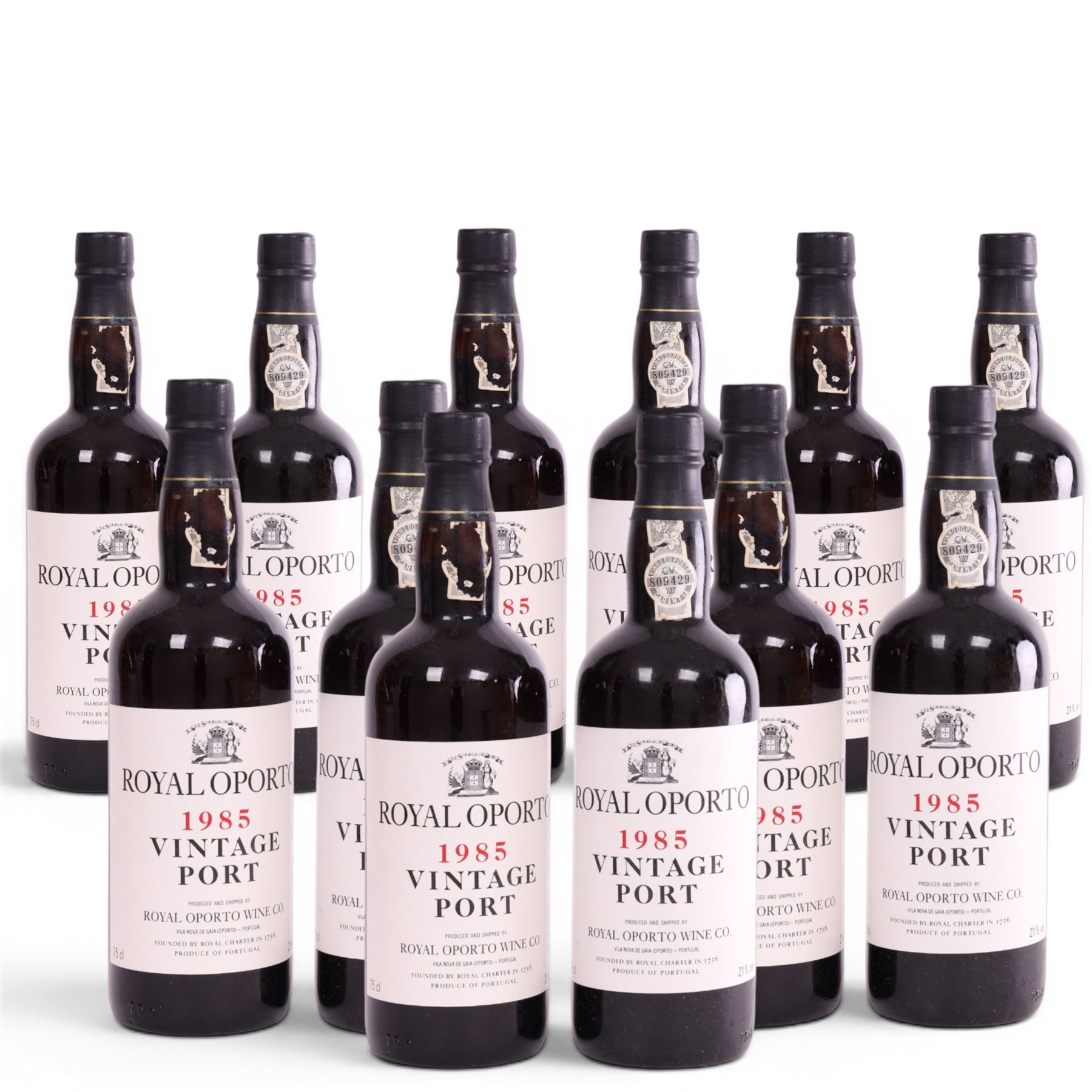 Royal Oporto, 1985, vintage port, 75cl, 21% vol, twelve bottles cased