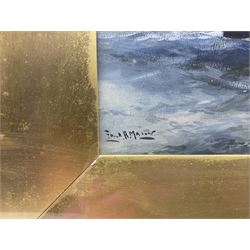 Frank Henry Mason (Staithes Group 1875-1965): 'An Inshore Passage', watercolour and gouache signed 24cm x 34cm 
Provenance: private collection; Tennants Auctioneers 23rd November 2006, sold together with a copy of the sale catalogue