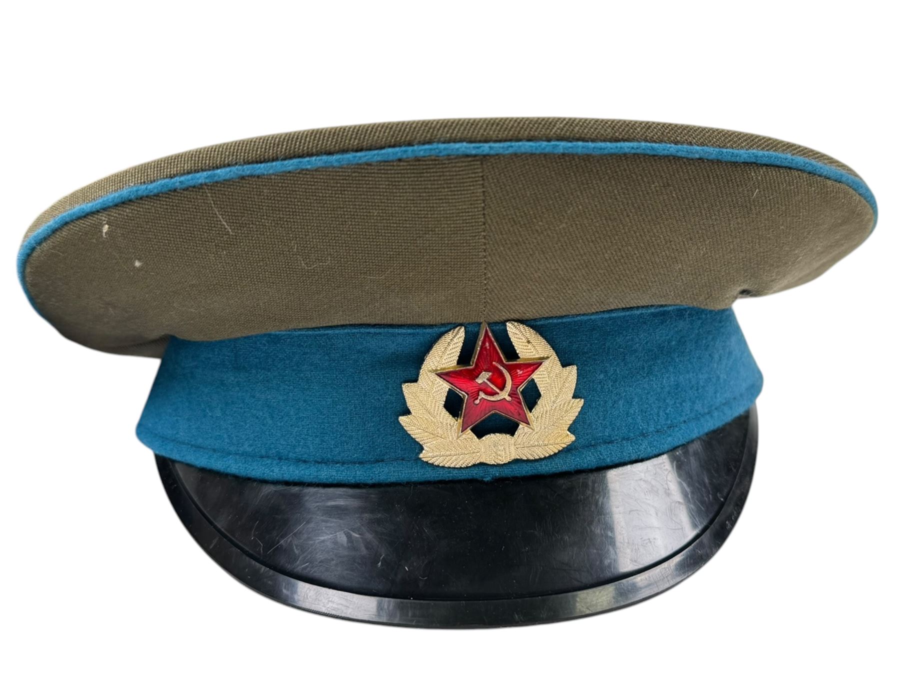  Three Russian Soviet style military hats 