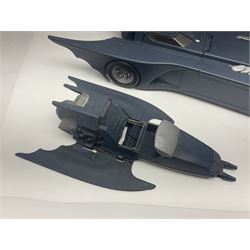 Eaglemoss Batman Universe Collector’s Bust ‘Rebirth Cowl’ with ten further Batman boxed and loose vehicles, figures and collectables to include Metals Die-Cast, Mattel, Hot Wheels etc, in two boxes