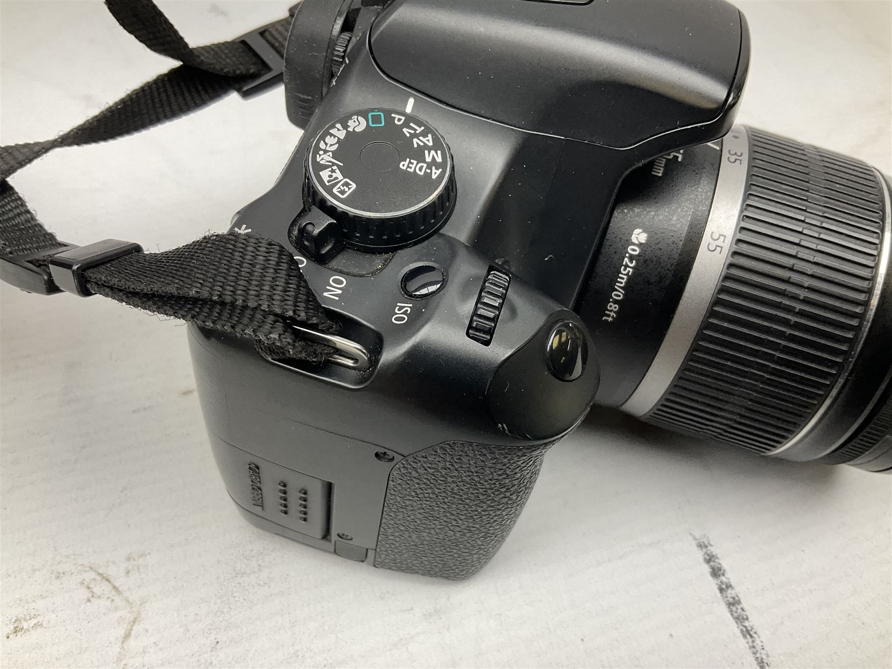 Canon EOS 450D camera with Canon Zoom lens 'EF-S 18-55mm 1:3.5-5.6 IS' with carry bag