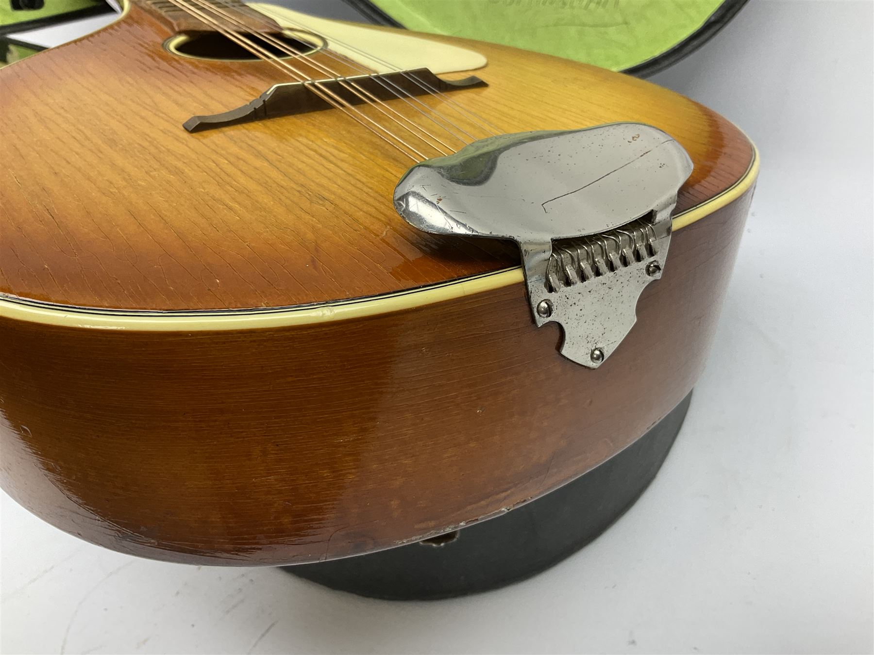 Rosetti Serenader eightstring mandolin with slightly bowed segmented