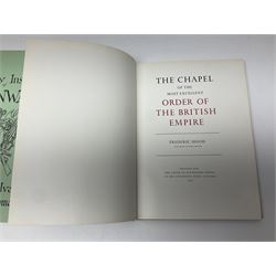Five reference books on medals and orders including Vaclav Mericka: Book of Orders and Decorations; Polskie ordery i odznaczenia; James C. Risk: The History of the Order of the Bath; Guide des ordres, decorations et medailles militaires 1814-1963; etc; together with two works on Cornish Military Insignia; and Insignes De la Legion Etrangere (8)