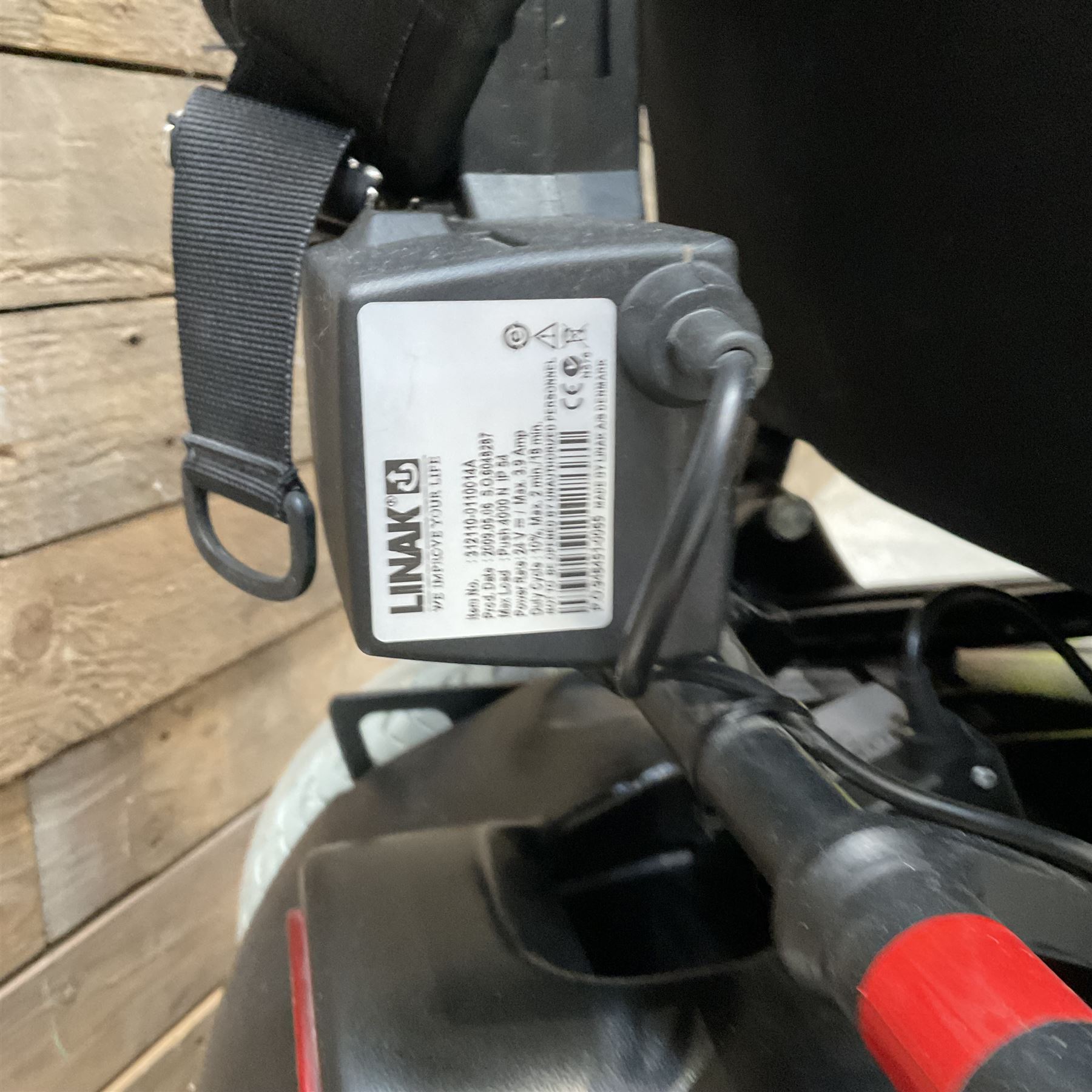 Permobil LSA Lifestand seated and standing wheelchair