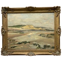 Emily Gertrude Court (1880-1957): The Hampshire Coast, oil on canvas board unsigned 39cm x 49cm