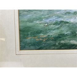 William Minshall Birchall (American 1884-1941): 'East Coast Fishers', watercolour heightened in white signed titled and dated 1925, 25cm x 36cm