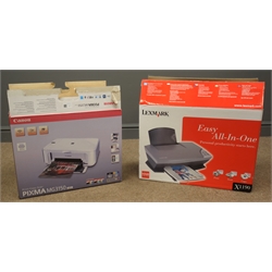  Advent Monza T200 Pink Laptop, Canon MG3150 printer and Lexmark X1190 printer.  