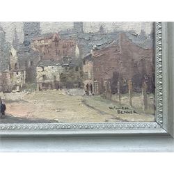 William Roger Benner (British 1884-1964): 'Pennyfoot Street' Nottingham, oil on panel signed, titled verso 27cm x 34cm 