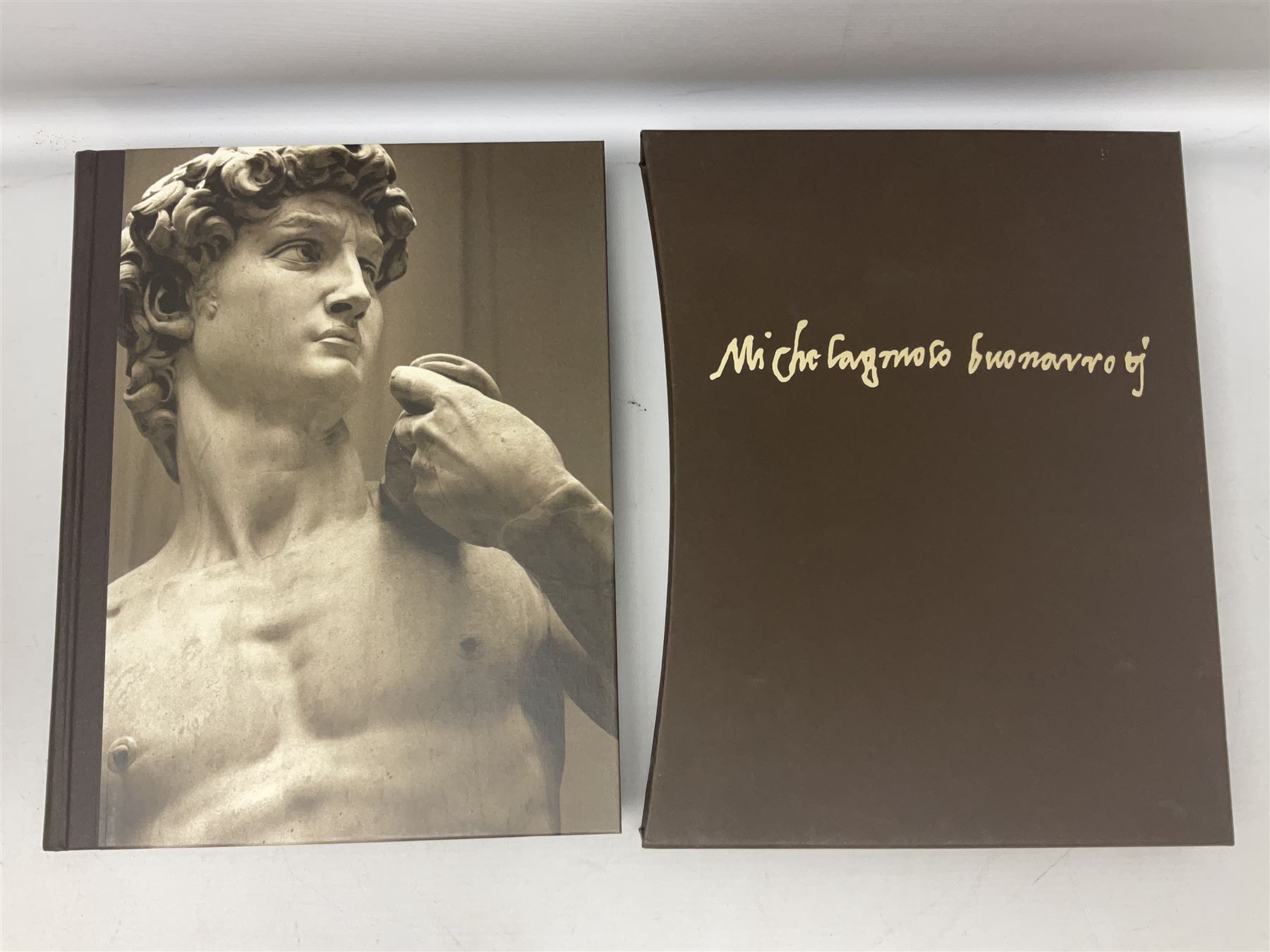 Folio Society; nine volumes, comprising Civilisation, The Folio Book of Days, Shakespeare's Life and World, The Pre-Raphaelites and Their World, Mozart, Beethoven, Michelangelo, Leonardo Da Vinci and The Folio Society book of the 100 Greatest Paintings 