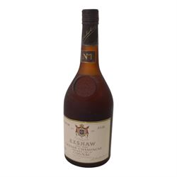Exshaw Grande Tres Rare Champagne Premier Cru Du Cognac, 24 fl, 70% proof, three bottles 