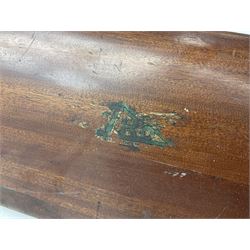 Early 20th century Avro 504 80HP Gnome laminated mahogany two-blade propeller with metal centre to the hub, stamped to the face of the hub 'AVRO Y80 80HP GNOME TYPE 504 & 504A A.I.D.29 A.I.D.32 1545' and to the sides of the hub '2744 DIA 1829 PITCH' and '1470'; traces of A.V. Roe & Co Ltd Manchester transfers to both blades L273.8cm; Auctioneer's Note: The Avro 504 was introduced in 1913 and was quickly taken up by the Royal Flying Corps as a trainer and observation machine; robust and versatile it remained in general service as a trainer until the late 1920s then widely for civilian use as a joy-rider and for stunt displays. The legendary RAF WWII ace, Douglas Bader, took instructions and would have had his first solo flight in just such a machine.