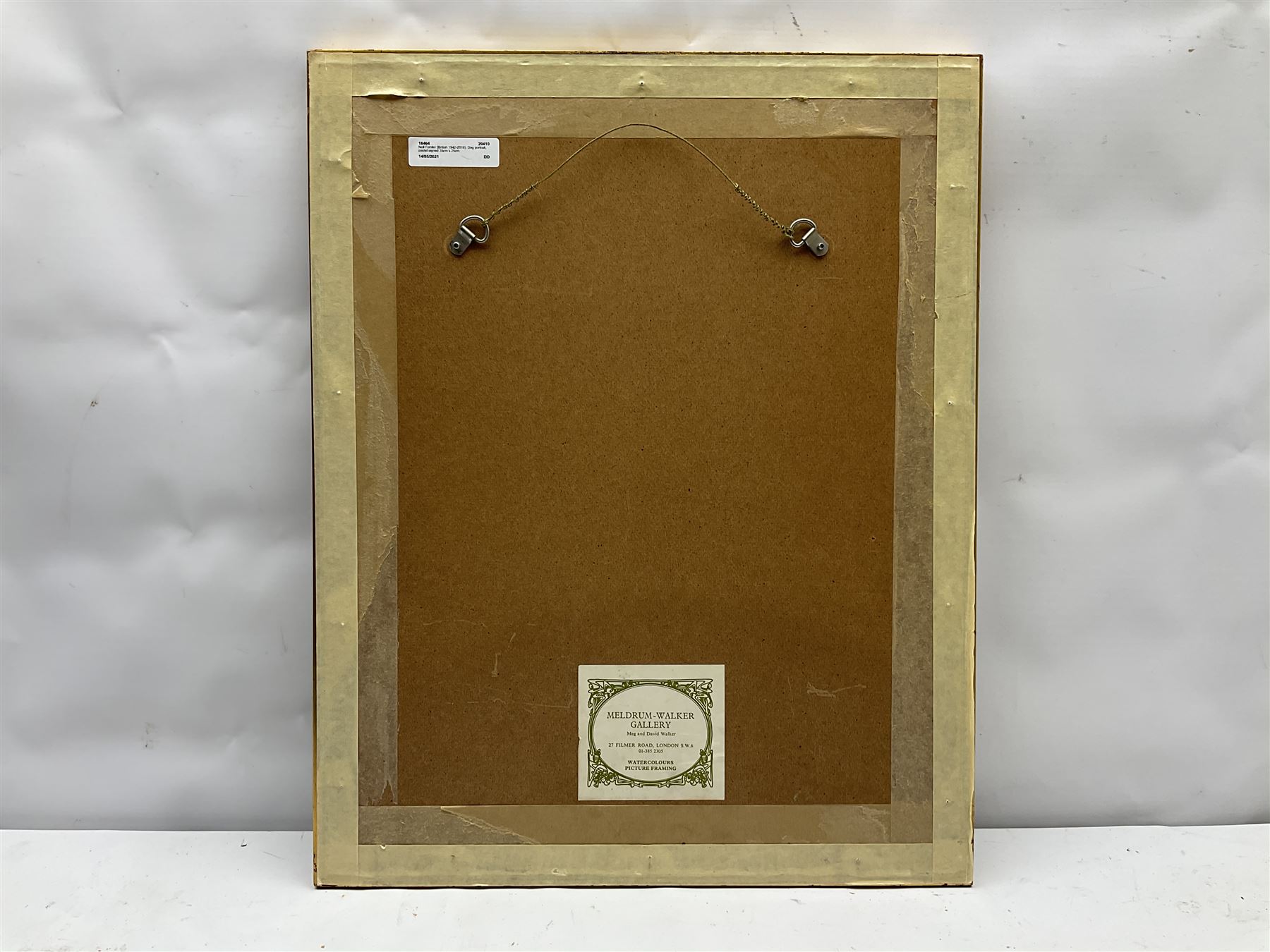 Neil Forster (British 1942-2016): Dog Portrait, pastel signed 35cm x 25cm