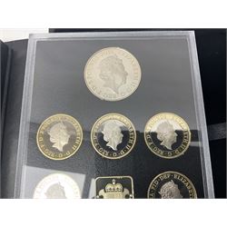 The Royal Mint United Kingdom 2016 proof coin set collector edition, cased with certificate