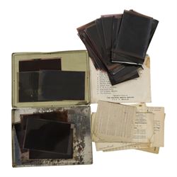 Collection of 1940s photographic negatives of Palestine and the Middle East, together with...