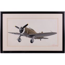 John Batchelor (British 1936-2019): Aircraft Studies, set of eleven gouaches variously signed and inscribed, max 35cm x 52cm (11)