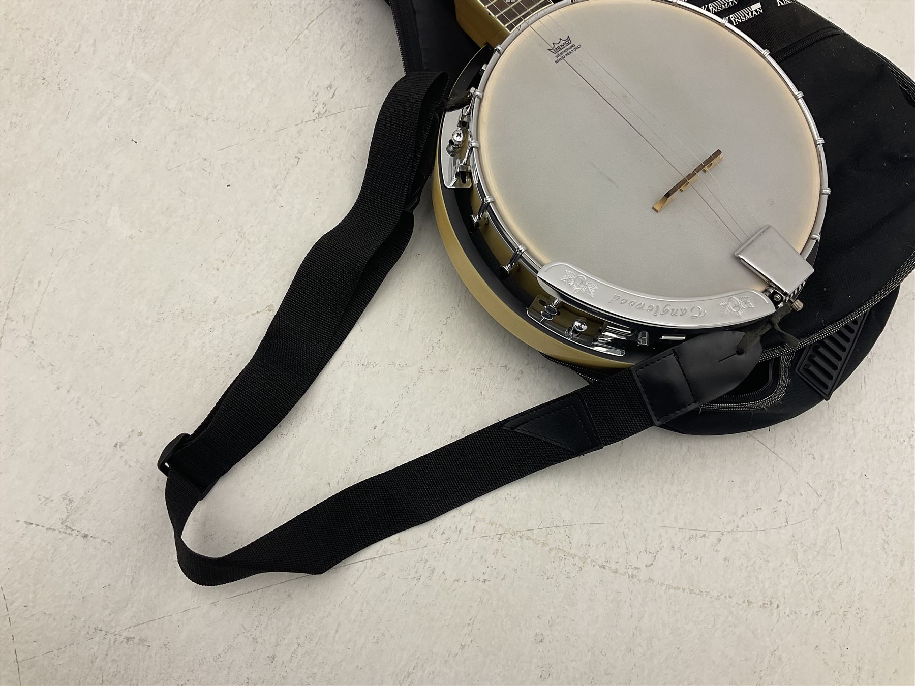 Tanglewood Union Series TWB 18 M5 five-string banjo, serial no.WE131200382 L96cm; in soft carrying case