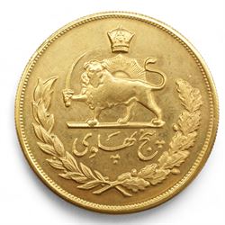 Iran 5 Pahlavi 1354 (1975) Muhammad Reza Pahlavī gold coin