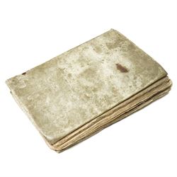 Cave, William - 'The History of the Lives,  Acts and Martyrdoms of the Holy Apostles of our Saviour' printed by R Norton for R Royston, Bookseller at the Angel in Amen-Corner 1676 with engraved plates, the frontispiece with red and black print, bound in vellum