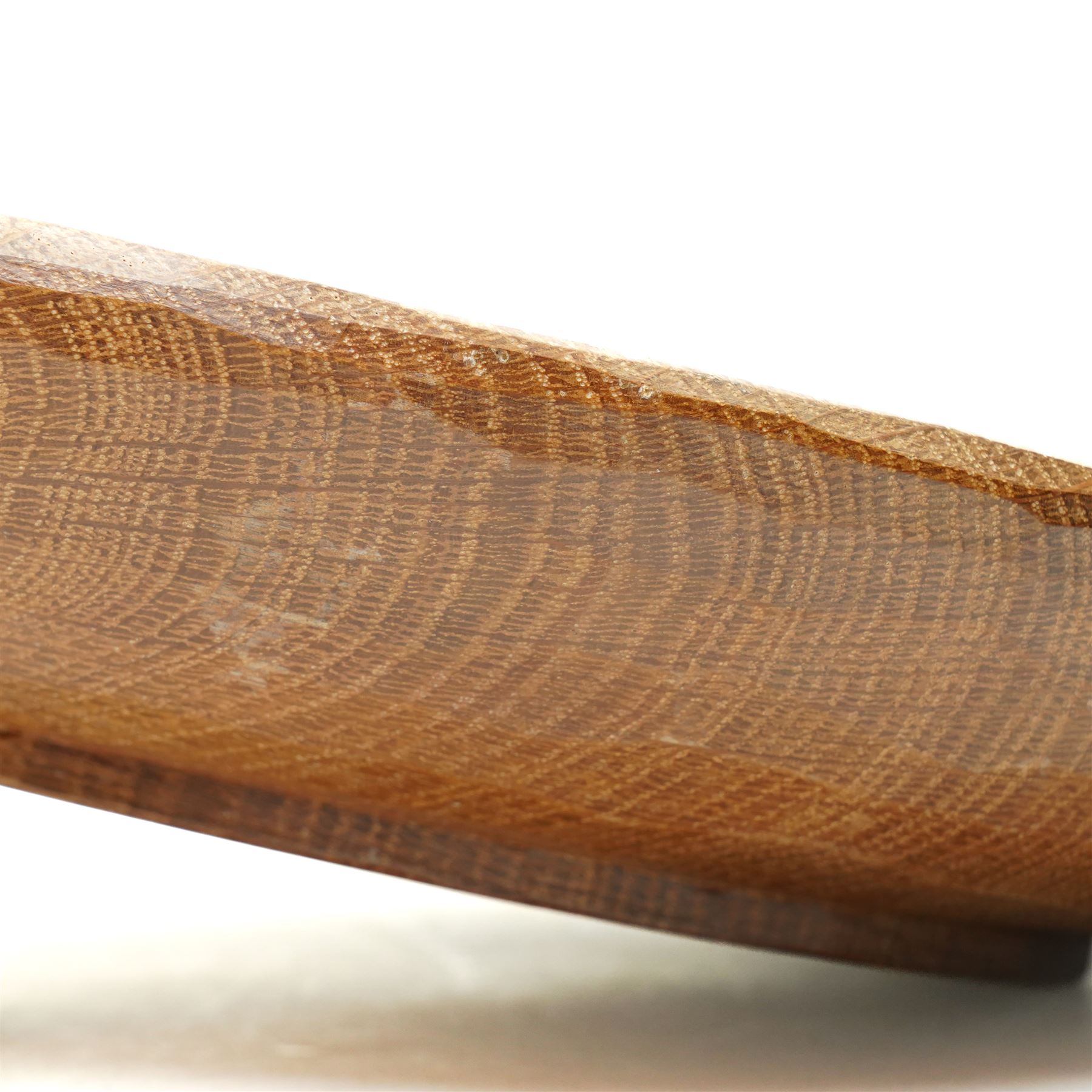 Mouseman - tooled oak fruit bowl, with carved mouse signature, by the workshop of Robert Thompson of Kilburn