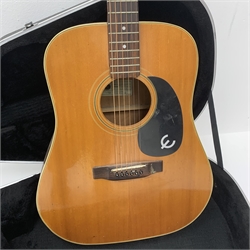  Epiphone FT-145 Texan acoustic guitar L105cm in TGI hard carrying case  