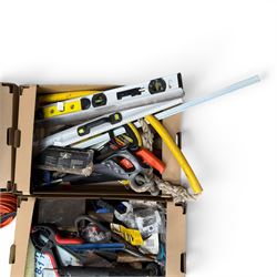 Makita UC2520A electric chainsaw, DeWalt cordless drill and various other tools