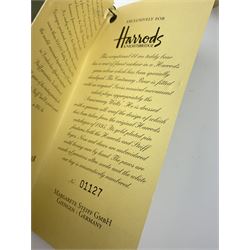 Steiff limited edition Harrods Centenary Bear No.1127/2000, with musical movement playing 'Anniversary Waltz' H17