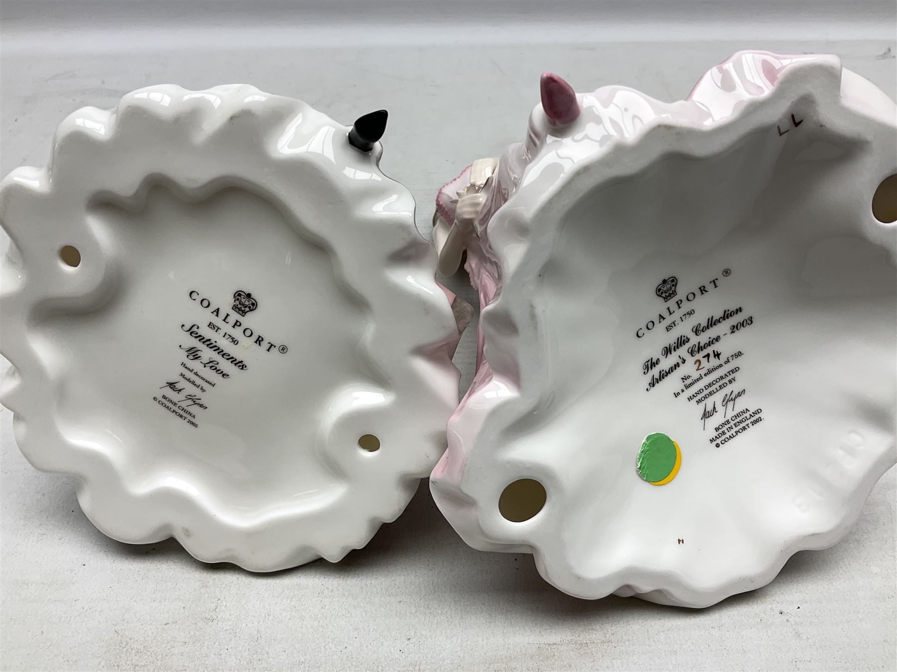 Ten Coalport figures, to include Language of Flowers, Marilyn, Token of Love,  I'll never forget you etc