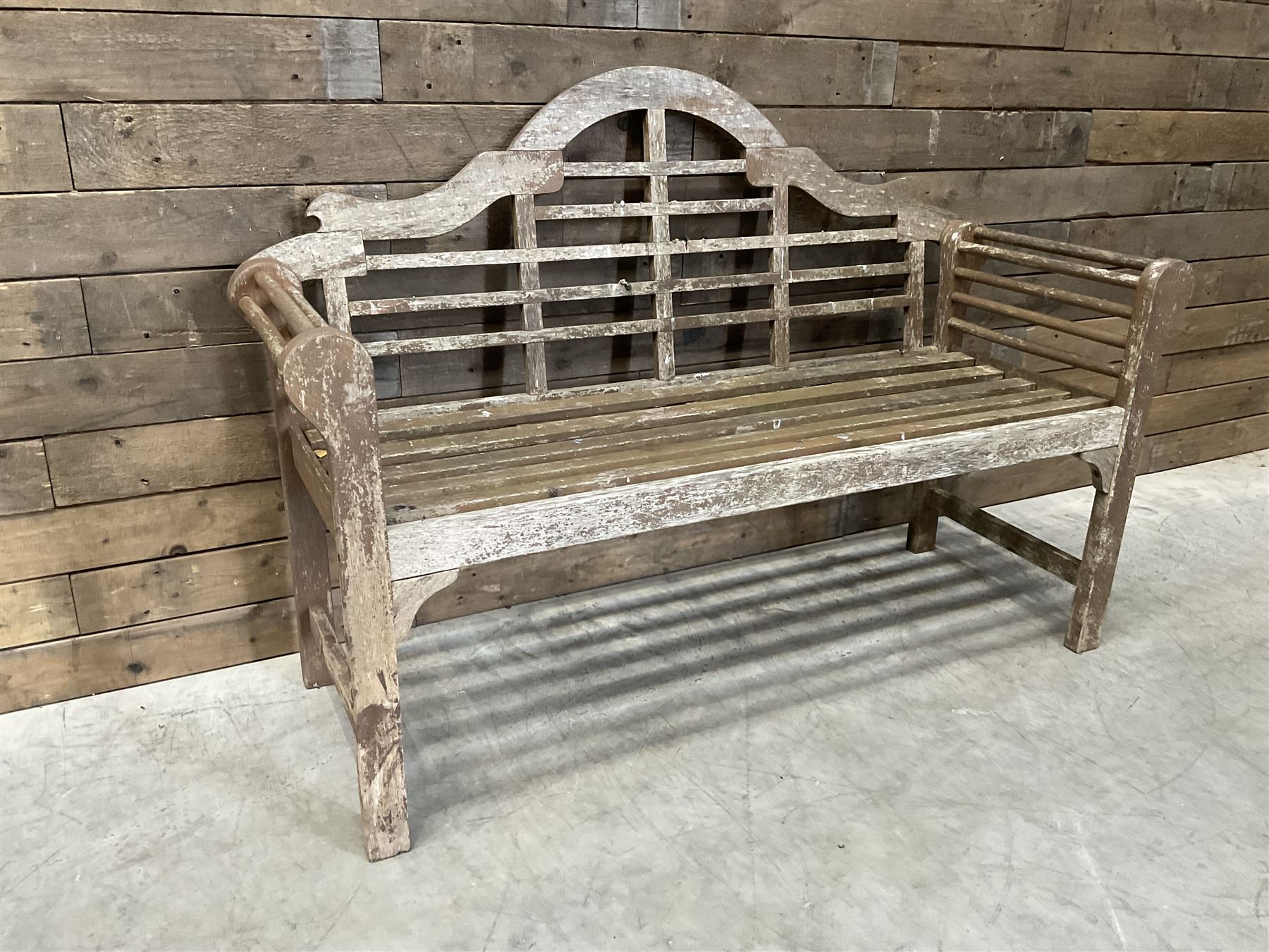  Lutyens design teak garden bench